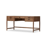 Featuring Glenview Weathered Oak Veneer Desk by Four Hands at Amethyst Home. Traditional, reimagined. Made from rustic weathered oak, this desk brings generous storage space to the office. Simple hardware is finished in an aged bronze.Overall Dimensions: 67.50"w x 27.50"d x 31.00"hWeight : 148.37 lbsMaterials: Thick Oak Veneer, Solid Oak. Amethyst Home provides interior design, new home construction design consulting, vintage area rugs, and lighting in the Des Moines metro area.