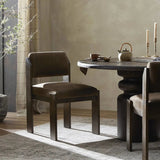 Featuring Hamlet Cottswald Cigar Nubuck Dining Chair by Four Hands at Amethyst Home. Expertly crafted for both comfort and style, our Hamlet Cottswald Cigar Nubuck Dining Chair is the perfect addition to any dining room. With its durable construction and luxurious nubuck material, this chair provides an inviting and elegant seating option for your guests.
O. Amethyst Home provides interior design, new home construction design consulting, vintage area rugs, and lighting in the Nashville metro area.