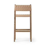 Featuring Hamlin Double Twisted Paper Cord Bar Stool by Four Hands at Amethyst Home. The Hamlin Double Twisted Paper Cord Bar Stool is expertly crafted with durable, high-quality materials. Its unique cord design provides both style and support, making it the perfect addition to any space. With its sturdy construction, this stool offers long-lasting use for yo. Amethyst Home provides interior design, new home construction design consulting, vintage area rugs, and lighting in the Austin metro area.