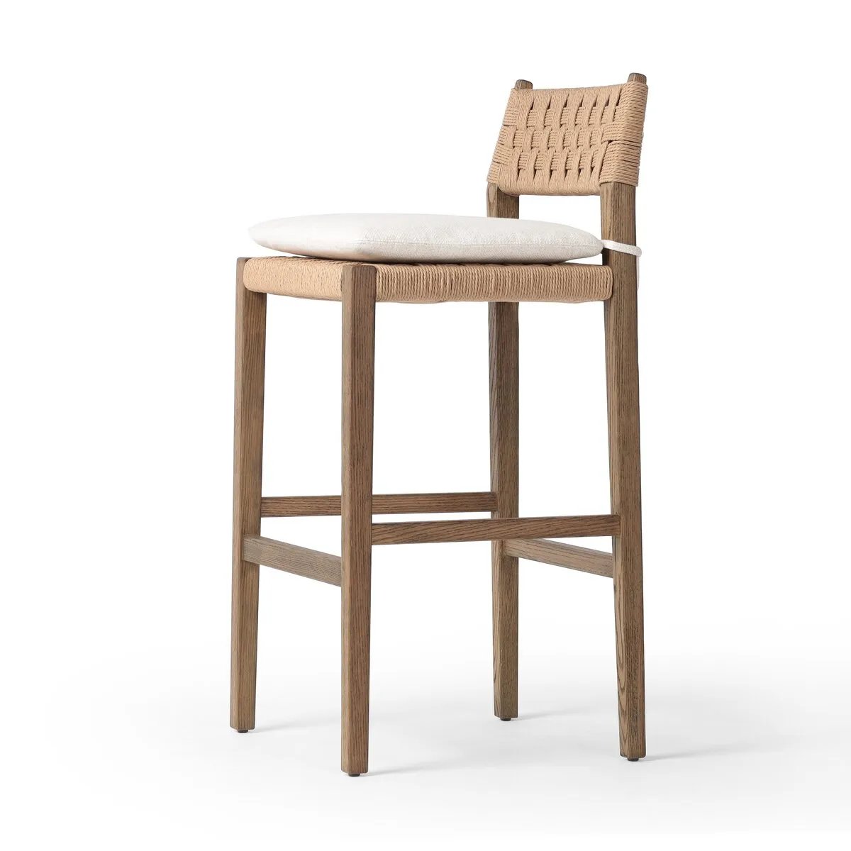 Featuring Hamlin Dover Crescent Bar Stool With Cushion by Four Hands at Amethyst Home. The Hamlin Dover Crescent Bar Stool With Cushion is a stylish and comfortable seating option for your home. The cushion provides extra support and the sleek design adds a touch of elegance to any room. Made with high-quality materials for durability.
Overall Dimension. Amethyst Home provides interior design, new home construction design consulting, vintage area rugs, and lighting in the Winter Garden metro area.