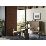 Featuring Hamlin Dover Crescent Dining Chair With Cushion by Four Hands at Amethyst Home. Introducing the Hamlin Dover Crescent Dining Chair with Cushion, the perfect addition to any dining room. The chair boasts a comfortable cushion for added support and is expertly crafted for long-lasting durability. Enhance your dining experience with this elegant and func. Amethyst Home provides interior design, new home construction design consulting, vintage area rugs, and lighting in the Miami metro area.