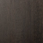 With rounded sides inspired by Eighties design, almond-finished oak brings depth into any room in your home. Spacious shelves