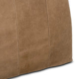 Elevate your everyday with a luxurious twist on the slipcovered sofa. Rich top-grain leather covers wide arms, tapered framing and knife-edge cushioning designed for comfort. Slipcover fully removable Amethyst Home provides interior design, new home construction design consulting, vintage area rugs, and lighting in the Laguna Beach metro area.