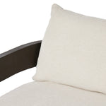 Featuring Jackson Alessi Linen Outdoor Metal Sofa by Four Hands at Amethyst Home. Expertly crafted sofa designed to elevate your outdoor space. Made with durable and high-quality linen fabric, this sofa is built to withstand the elements and provide comfort for years to come. Create a stylish and inviting outdoor oasis with the Jackson Alessi Linen Outdoor . Amethyst Home provides interior design, new home construction design consulting, vintage area rugs, and lighting in the Charlotte metro area.