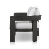 Featuring Jackson Alessi Linen Outdoor Metal Sofa by Four Hands at Amethyst Home. Expertly crafted sofa designed to elevate your outdoor space. Made with durable and high-quality linen fabric, this sofa is built to withstand the elements and provide comfort for years to come. Create a stylish and inviting outdoor oasis with the Jackson Alessi Linen Outdoor. Amethyst Home provides interior design, new home construction design consulting, vintage area rugs, and lighting in the Washington metro area.