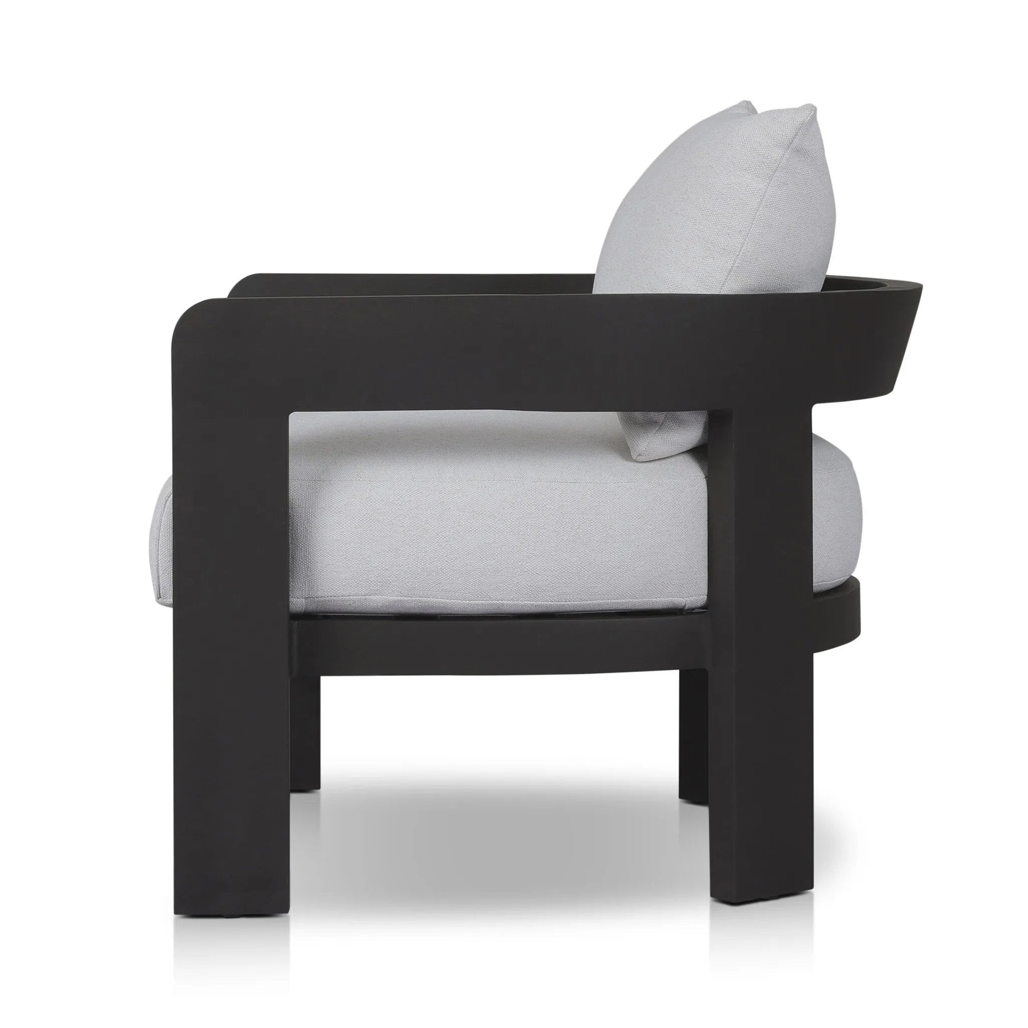 Featuring Jackson Alessi Linen Outdoor Metal Chair by Four Hands at Amethyst Home. Expertly crafted with durable metal and stylish linen fabric, the Jackson Alessi Outdoor Chair is the perfect addition to any outdoor space. With 100% weather resistance and a sleek design, this chair promises both comfort and durability.
Overall Dimensions: 33.0" L x 35.0 " W . Amethyst Home provides interior design, new home construction design consulting, vintage area rugs, and lighting in the Houston metro area.