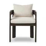 Featuring Jackson Alessi Linen Outdoor Metal Dining Chair by Four Hands at Amethyst Home. Introducing the Jackson Alessi Linen Outdoor Metal Dining Chair, the perfect addition to your outdoor space. Crafted with durable metal and coated in a sleek linen finish, this dining chair combines style and functionality. With its comfortable design, it's the perfect c. Amethyst Home provides interior design, new home construction design consulting, vintage area rugs, and lighting in the Houston metro area.