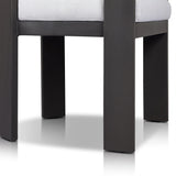 Featuring Jackson Alessi Linen Outdoor Metal Dining Chair by Four Hands at Amethyst Home. Introducing the Jackson Alessi Linen Outdoor Metal Dining Chair, the perfect addition to your outdoor space. Crafted with durable metal and coated in a sleek linen finish, this dining chair combines style and functionality. With its comfortable design, it's the perfe. Amethyst Home provides interior design, new home construction design consulting, vintage area rugs, and lighting in the Kansas City metro area.