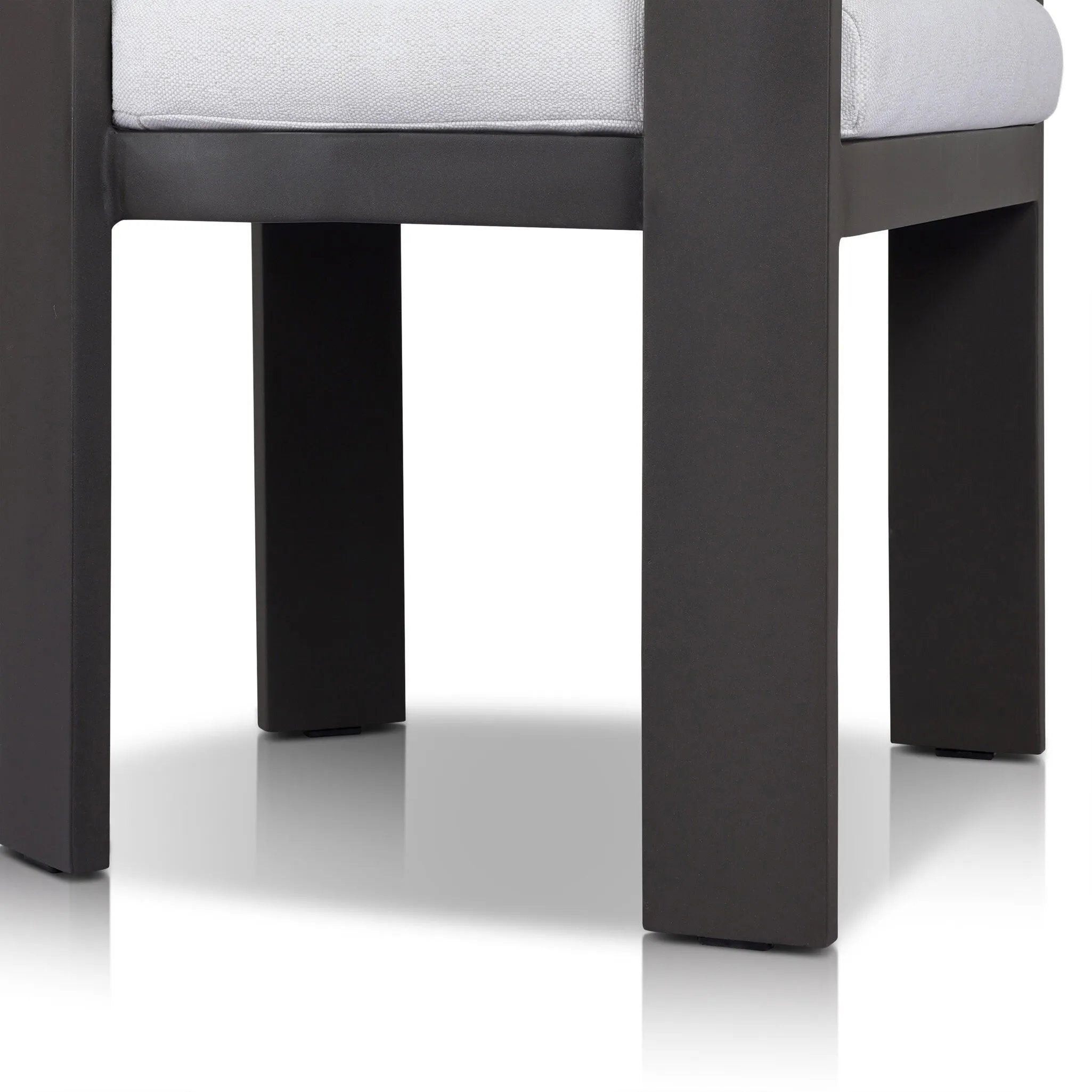 Featuring Jackson Alessi Linen Outdoor Metal Dining Chair by Four Hands at Amethyst Home. Introducing the Jackson Alessi Linen Outdoor Metal Dining Chair, the perfect addition to your outdoor space. Crafted with durable metal and coated in a sleek linen finish, this dining chair combines style and functionality. With its comfortable design, it's the perfe. Amethyst Home provides interior design, new home construction design consulting, vintage area rugs, and lighting in the Kansas City metro area.