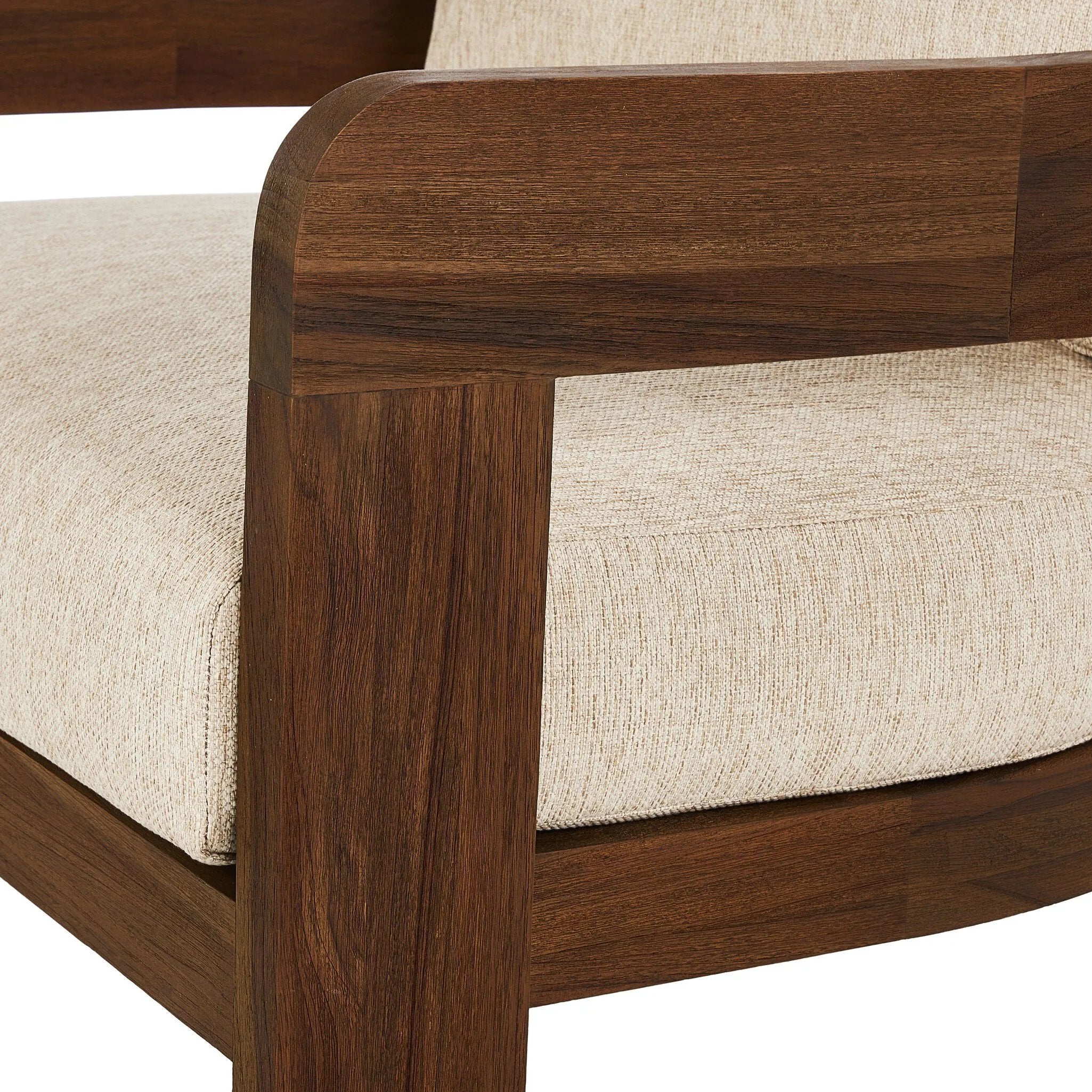 Featuring Jackson Ellor Beige Outdoor Chair by Four Hands at Amethyst Home. Effortlessly elevate your outdoor space with the Jackson Ellor Beige Outdoor Chair. Constructed for durability, this chair is designed to withstand the elements and provide lasting comfort. Perfect for lounging or entertaining, this chair is a versatile addition to any backyard or patio. Amethyst Home provides interior design, new home construction design consulting, vintage area rugs, and lighting in the Omaha metro area.