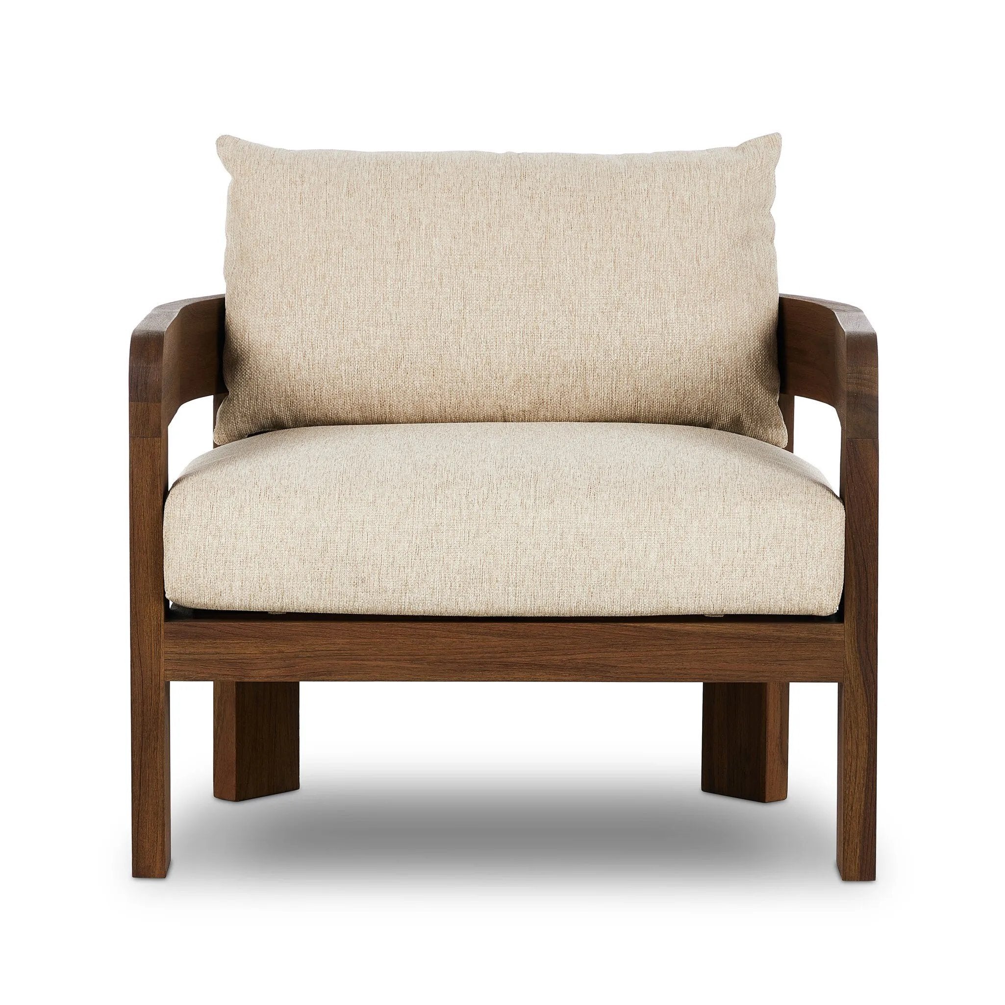 Featuring Jackson Ellor Beige Outdoor Chair by Four Hands at Amethyst Home. Effortlessly elevate your outdoor space with the Jackson Ellor Beige Outdoor Chair. Constructed for durability, this chair is designed to withstand the elements and provide lasting comfort. Perfect for lounging or entertaining, this chair is a versatile addition to any backyard . Amethyst Home provides interior design, new home construction design consulting, vintage area rugs, and lighting in the Winter Garden metro area.