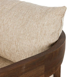 Featuring Jackson Ellor Beige Outdoor Dining Chair by Four Hands at Amethyst Home. Introduce comfort and style to your outdoor dining space with the Jackson Ellor Beige Outdoor Dining Chair. With its sleek design and durable construction, this dining chair offers 100% comfort and support, making it the perfect addition to any patio, deck, or garden dining set.. Amethyst Home provides interior design, new home construction design consulting, vintage area rugs, and lighting in the Boston metro area.