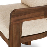 Featuring Jackson Ellor Beige Outdoor Dining Chair by Four Hands at Amethyst Home. Introduce comfort and style to your outdoor dining space with the Jackson Ellor Beige Outdoor Dining Chair. With its sleek design and durable construction, this dining chair offers 100% comfort and support, making it the perfect addition to any patio, deck, or garden dinin. Amethyst Home provides interior design, new home construction design consulting, vintage area rugs, and lighting in the Laguna Beach metro area.