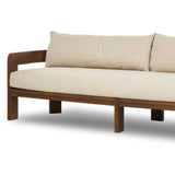 Featuring Jackson Ellor Beige Outdoor Sofa by Four Hands at Amethyst Home. Expertly designed for the outdoors, the Jackson Ellor Beige Outdoor Sofa offers comfortable seating for any outdoor space. Made with durable materials, this sofa is built to withstand the elements and provide a cozy place to relax. 
Overall Dimensions: 33.0" L x 96.0 " W x 33.0" H
Materi. Amethyst Home provides interior design, new home construction design consulting, vintage area rugs, and lighting in the Omaha metro area.