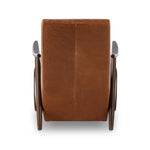 Featuring Jarvis Dakota Tobacco Recliner by Four Hands at Amethyst Home. Relax in style with the Jarvis Dakota Tobacco Recliner. This luxurious recliner offers a comfortable and supportive seat with its reclining feature, perfect for lounging after a long day. With its sleek design and high-quality materials, this recliner is a must-have for any living room o. Amethyst Home provides interior design, new home construction design consulting, vintage area rugs, and lighting in the Seattle metro area.