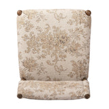 A midcentury-inspired piece brought to modern times. A supportive, sling-style back and seat cushion are upholstered in a soft, velvety fabric, with toasted oak armless framing Amethyst Home provides interior design, new home construction design consulting, vintage area rugs, and lighting in the Charlotte metro area.