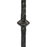 Featuring Jocelyn Raw Black Iron End Table by Four Hands at Amethyst Home. Formed from cast metal with a textured black finish, with turning details on the post for visual interest. Three curved legs are inspired by classic antique metal tables.
Size: 12" L x 12" W x 21" H
Materials: IronWeight: 4 lbs. Amethyst Home provides interior design, new home construction design consulting, vintage area rugs, and lighting in the Charlotte metro area.