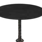 Featuring Jocelyn Raw Black Iron End Table by Four Hands at Amethyst Home. Formed from cast metal with a textured black finish, with turning details on the post for visual interest. Three curved legs are inspired by classic antique metal tables.
Size: 12" L x 12" W x 21" H
Materials: IronWeight: 4 lbs. Amethyst Home provides interior design, new home construction design consulting, vintage area rugs, and lighting in the Laguna Beach metro area.