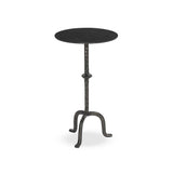 Featuring Jocelyn Raw Black Iron End Table by Four Hands at Amethyst Home. Formed from cast metal with a textured black finish, with turning details on the post for visual interest. Three curved legs are inspired by classic antique metal tables.
Size: 12" L x 12" W x 21" H
Materials: IronWeight: 4 lbs. Amethyst Home provides interior design, new home construction design consulting, vintage area rugs, and lighting in the Washington metro area.