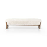 Featuring Kirby Andes Natural Accent Bench by Four Hands at Amethyst Home. Style this modern accent bench just about anywhere. A cradle base of wire-brushed parawood supports heavily textured upholstered seating.Overall Dimensions: 75.50"w x 20.50"d x 20.50"hWeight : 67.24 lbsMaterials: 100% Polyester, Solid Parawood, Poplar Plywood. Amethyst Home provides interior design, new home construction design consulting, vintage area rugs, and lighting in the Winter Garden metro area.