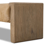 Make your space stand out with a unique accent bench of solid oak and hair on hide. Reflective of hides' one-of-a-kind nature, a variance in coloring, pattern and hair length is to be expected Amethyst Home provides interior design, new home construction design consulting, vintage area rugs, and lighting in the Alpharetta metro area.