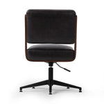 Featuring Landon Sonoma Black Armless Desk Chair by Four Hands at Amethyst Home. A nod to midcentury design, a molded wood frame veneered in rich walnut is paired with black top-grain leather cushions for maximum comfort. Height adjustable and 360-degree swivel function for ease in the workplace.
Overall Dimensions: 26.75" L x 20.5 " W x 34.0" H
Materials: Top . Amethyst Home provides interior design, new home construction design consulting, vintage area rugs, and lighting in the Tampa metro area.
