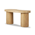 Featuring Leeds Blonde Oak Veneer Desk by Four Hands at Amethyst Home. Substantial cylindrical legs support this kidney-shaped desk crafted in light blonde oak veneer — a testament to form harmonizing with function.
Overall Dimensions: 31.5" L x 63.0 " W x 30.0" H
Materials: Oak Veneer, Poplar PlywoodWeight: 127.87 lbs. Amethyst Home provides interior design, new home construction design consulting, vintage area rugs, and lighting in the Houston metro area.
