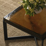 Featuring Lennie Amber Cast Glass Cast Glass Bunching Table by Four Hands at Amethyst Home. An airy, angular base of charcoal-burnished iron supports a squared tabletop of amber cast glass, perfectly sized to keep your drink or book within reach. Styles well alone or paired in multiples.
Overall Dimensions: 25.0" L x 25.0 " W x 16.0" H
Collection: MarlowC. Amethyst Home provides interior design, new home construction design consulting, vintage area rugs, and lighting in the Los Angeles metro area.