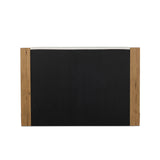 A woven, cushioned headboard in neutral cream adds texture around a floating platform base of light oak. Base features angular chamfered details, thick rails and footboard with a plinth base. Performance fabrics are specially created to withstand spills, stains, high traffic and wear, ensuring long-term comfort and unmatched durability Amethyst Home provides interior design, new home construction design consulting, vintage area rugs, and lighting in the Boston metro area.