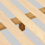 A woven, cushioned headboard in neutral cream adds texture around a floating platform base of light oak. Base features angular chamfered details, thick rails and footboard with a plinth base. Performance fabrics are specially created to withstand spills, stains, high traffic and wear, ensuring long-term comfort and unmatched durability Amethyst Home provides interior design, new home construction design consulting, vintage area rugs, and lighting in the Park City metro area.