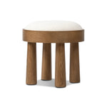 Featuring Louise Nomad Snow Accent Stool by Four Hands at Amethyst Home. A simple, charming stool with an oak wood veneer finish and upholstered seat. Tapered legs add subtle character.Overall Dimensions: 19.00"w x 19.00"d x 19.25"hWeight : 23.81 lbsMaterials: 92% Polyester, 8% Flax/Linen, Oak Veneer, Solid Ash. Amethyst Home provides interior design, new home construction design consulting, vintage area rugs, and lighting in the Boston metro area.