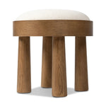 Featuring Louise Nomad Snow Accent Stool by Four Hands at Amethyst Home. A simple, charming stool with an oak wood veneer finish and upholstered seat. Tapered legs add subtle character.Overall Dimensions: 19.00"w x 19.00"d x 19.25"hWeight : 23.81 lbsMaterials: 92% Polyester, 8% Flax/Linen, Oak Veneer, Solid Ash. Amethyst Home provides interior design, new home construction design consulting, vintage area rugs, and lighting in the Nashville metro area.