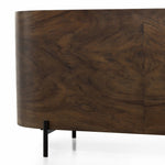 Featuring Lunas Caramel Guanacaste Executive Desk by Four Hands at Amethyst Home. With soft, fluid shaping, caramel-colored Guanacaste forms a beautifully sculpted silhouette, with natural high and lowlights coursing the entirety of this unique executive desk. Dual push-latch doors plus interior shelving offer ample storage space, while a fully finished fro. Amethyst Home provides interior design, new home construction design consulting, vintage area rugs, and lighting in the Nashville metro area.