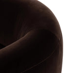 This updated take on the traditional tub chair pairs rich black top-grain leather with solid ash to shape a sculpted seat with exaggerated depth. Amethyst Home provides interior design, new home construction design consulting, vintage area rugs, and lighting in the Portland metro area.