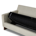 Featuring Marquez Alameda Snow Sofa Bed by Four Hands at Amethyst Home. This 76" Marquez Alameda Snow sofa is perfect for small spaces and overnight guests. Its versatile design allows for easy transformation into a comfortable bed. Expertly crafted with high-quality materials, this sofa provides both style and functionality.
Overall Dimensions: 38.0" L x . Amethyst Home provides interior design, new home construction design consulting, vintage area rugs, and lighting in the Alpharetta metro area.