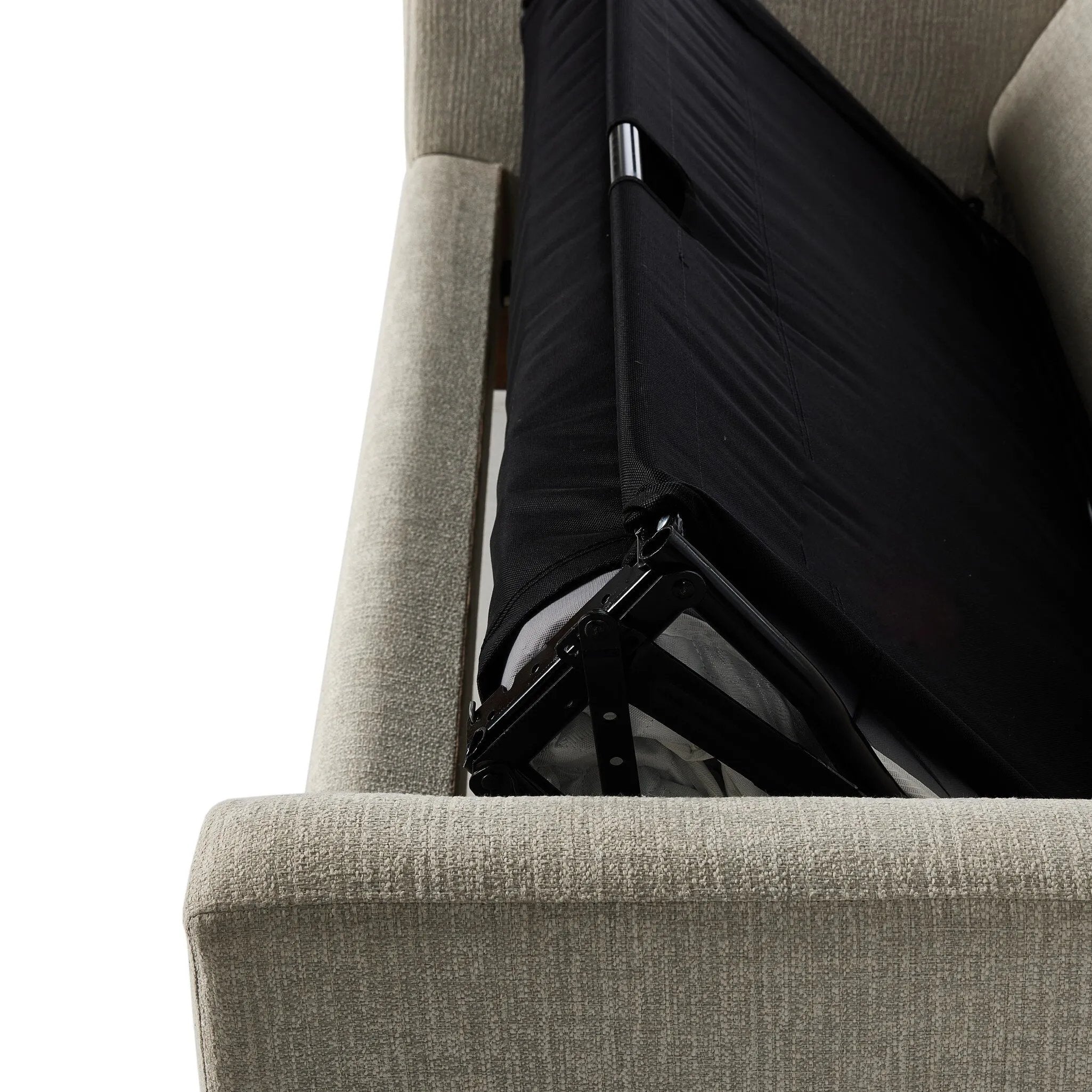 Featuring Marquez Alameda Snow Sofa Bed by Four Hands at Amethyst Home. This 76" Marquez Alameda Snow sofa is perfect for small spaces and overnight guests. Its versatile design allows for easy transformation into a comfortable bed. Expertly crafted with high-quality materials, this sofa provides both style and functionality.
Overall Dimensions: 38.0" L x . Amethyst Home provides interior design, new home construction design consulting, vintage area rugs, and lighting in the Scottsdale metro area.