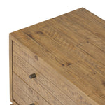 Bring organic character to your bedside with a two-drawer dresser of solid reclaimed pine. A rustic finish plays up natural knots and graining, for a beautifully rich look Amethyst Home provides interior design, new home construction design consulting, vintage area rugs, and lighting in the Charlotte metro area.
