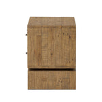 Bring organic character to your bedside with a two-drawer dresser of solid reclaimed pine. A rustic finish plays up natural knots and graining, for a beautifully rich look Amethyst Home provides interior design, new home construction design consulting, vintage area rugs, and lighting in the Los Angeles metro area.