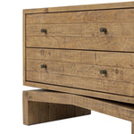 Bring organic character to your bedside with a two-drawer dresser of solid reclaimed pine. A rustic finish plays up natural knots and graining, for a beautifully rich look Amethyst Home provides interior design, new home construction design consulting, vintage area rugs, and lighting in the Park City metro area.