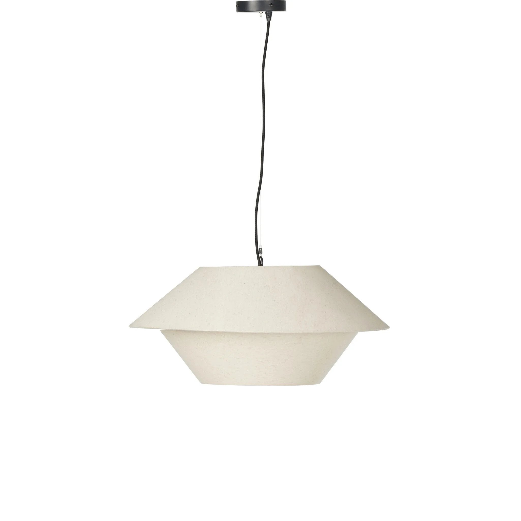 Featuring Mccarthy Beige Linen Pendant by Four Hands at Amethyst Home. Complemented by the clean lines of a black iron suspension, a geometric linen shade brings a modern touch to this versatile pendant.
Overall Dimensions: 26.0" L x 26.0 " W x 12.0" H
Collection: HuttonColors: Beige Linen, Black Fabric Cord, Antiqued IronMaterials: 100% Cotton, Thermoplas. Amethyst Home provides interior design, new home construction design consulting, vintage area rugs, and lighting in the Des Moines metro area.