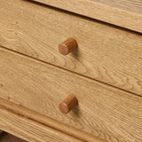 Featuring Millbrook Natural Light Oak Veneer Nightstand by Four Hands at Amethyst Home. Made from light, natural oak, the design of this two-drawer nightstand is inspired by a vintage general store counter. Softened corners and simple knob complete its heritage charm.Overall Dimensions: 38.00"w x 22.00"d x 27.00"hWeight : 90.08 lbsMaterials : Oak Veneer, So. Amethyst Home provides interior design, new home construction design consulting, vintage area rugs, and lighting in the Nashville metro area.