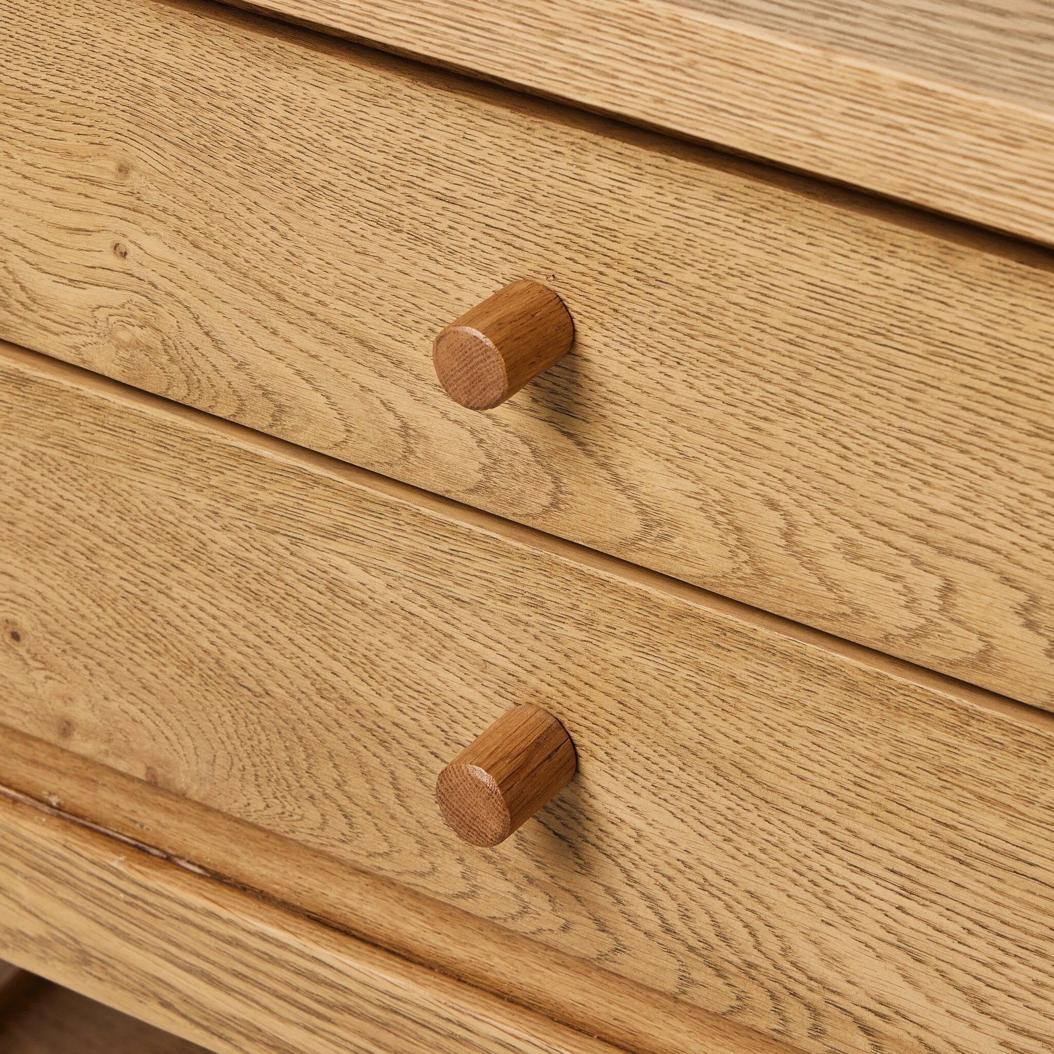 Featuring Millbrook Natural Light Oak Veneer Nightstand by Four Hands at Amethyst Home. Made from light, natural oak, the design of this two-drawer nightstand is inspired by a vintage general store counter. Softened corners and simple knob complete its heritage charm.Overall Dimensions: 38.00"w x 22.00"d x 27.00"hWeight : 90.08 lbsMaterials : Oak Veneer, So. Amethyst Home provides interior design, new home construction design consulting, vintage area rugs, and lighting in the Nashville metro area.