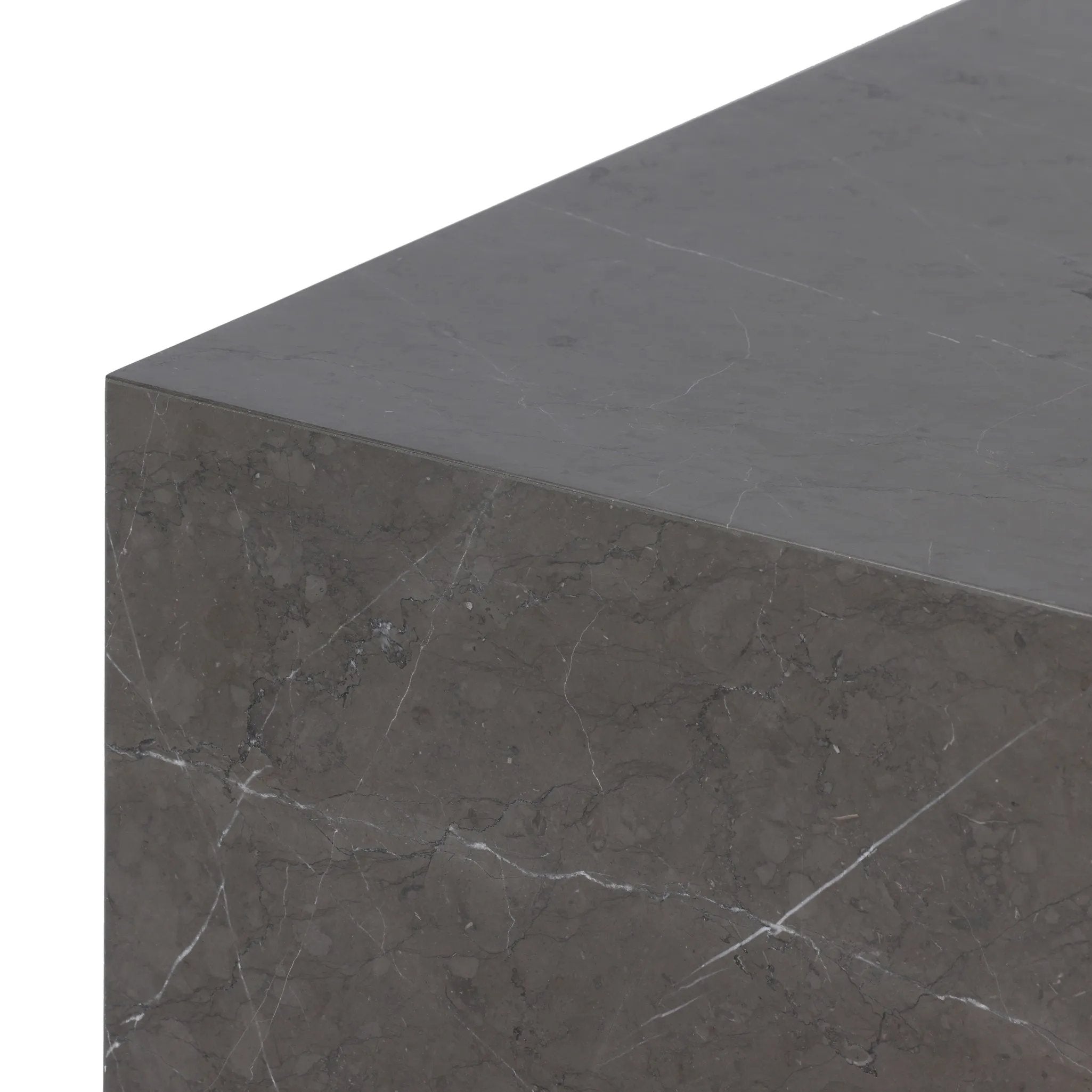 Featuring Modern Grey Italian Marble Marble Plinth End Table by Four Hands at Amethyst Home. Grey Italian marble shapes a cubed, plinth-style end table that can be styled just about anywhere.Overall Dimensions: 22.00"w x 22.00"d x 22.00"hWeight : 145.50 lbsMaterials: Solid Marble. Amethyst Home provides interior design, new home construction design consulting, vintage area rugs, and lighting in the Salt Lake City metro area.