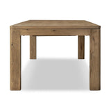 Featuring Noeline Resawn Worn Oak Double Extension Dining Table by Four Hands at Amethyst Home. Made from solid and resawn oak with a light, worn finish, two self-storing extensions create space for plenty of guests.
Overall Dimensions: 42.0" L x 96.0 " W x 30.0" H
Materials: Resawn Oak, Solid Oak, Engineered HardwoodWeight: 341.71 lbs. Amethyst Home provides interior design, new home construction design consulting, vintage area rugs, and lighting in the Los Angeles metro area.