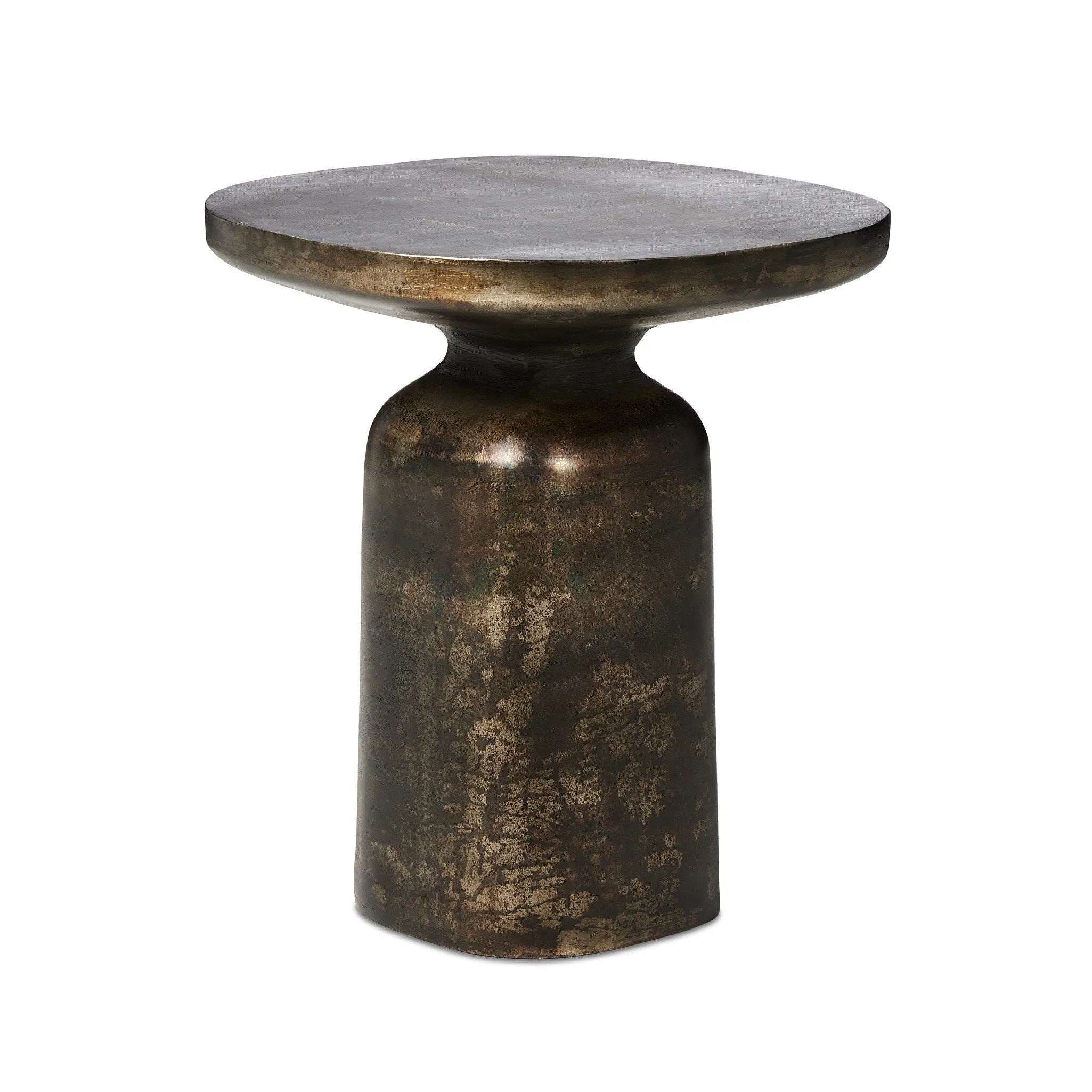 Featuring Odessa Distressed Bronze End Table by Four Hands at Amethyst Home. Forged from cast iron with a distressed bronze patina finish. A sturdy pedestal base and rounded square top create a functional, industrial-inspired piece.+
Overall Dimensions: 17.75" L x 17.75 " W x 20.0" H
Materials: AluminumWeight: 24.16 lbs. Amethyst Home provides interior design, new home construction design consulting, vintage area rugs, and lighting in the Park City metro area.