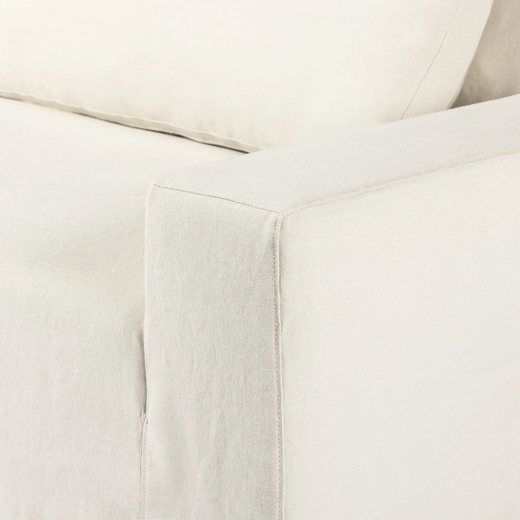 Featuring Ostend Bombay Flax Outdoor Slipcover Sofa by Four Hands at Amethyst Home. Enhance your outdoor space with the luxurious comfort of the Ostend Bombay Flax Outdoor Slipcover Sofa. Made with durable materials, this sofa is perfect for any weather conditions. Elevate your relaxation with the perfect addition to your patio or deck.
Overall Dimensions: 45.5. Amethyst Home provides interior design, new home construction design consulting, vintage area rugs, and lighting in the Omaha metro area.