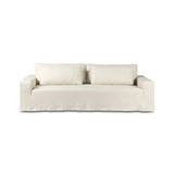 Featuring Ostend Bombay Flax Outdoor Slipcover Sofa by Four Hands at Amethyst Home. Enhance your outdoor space with the luxurious comfort of the Ostend Bombay Flax Outdoor Slipcover Sofa. Made with durable materials, this sofa is perfect for any weather conditions. Elevate your relaxation with the perfect addition to your patio or deck.
Overall Dimensions:. Amethyst Home provides interior design, new home construction design consulting, vintage area rugs, and lighting in the Washington metro area.