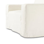 Featuring Ostend Bombay Flax Outdoor Slipcover Chair by Four Hands at Amethyst Home. Introducing the Ostend Bombay Flax Outdoor Slipcover Chair, the perfect addition to your outdoor seating area. Its versatile slipcover design allows for easy maintenance and can withstand any weather condition. 
Overall Dimensions: 45.5" L x 48.5 " W x 31.5" H
Materials: 100% . Amethyst Home provides interior design, new home construction design consulting, vintage area rugs, and lighting in the Dallas metro area.