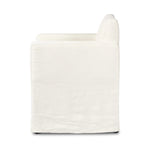 Featuring Ostend Bombay Flax  Outdoor Slipcover Dining Chair by Four Hands at Amethyst Home. This Ostend Bombay Flax Outdoor Slipcover Dining Chair is a durable and stylish option for your outdoor dining space. With its sleek design and flax-colored slipcover, this chair adds a touch of elegance to any setting. Made from high-quality materials, it offers b. Amethyst Home provides interior design, new home construction design consulting, vintage area rugs, and lighting in the Des Moines metro area.