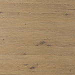 Featuring Paden Worn Oak Veneer Dining Table by Four Hands at Amethyst Home. A study in shape. Solid brown oak forms crescent-shaped legs and sprawling oval tabletop, bringing organic presence to the dining room.Overall Dimensions: 94.00"w x 42.00"d x 30.00"hWeight : 139.33 lbsMaterials : Thick Oak Veneer, Solid Oak. Amethyst Home provides interior design, new home construction design consulting, vintage area rugs, and lighting in the Park City metro area.